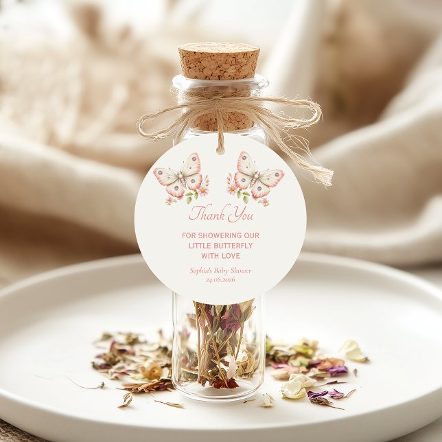 Étiquettes Cadeau Balises Favorites du petit Merci papillon (Créateur téléchargé)