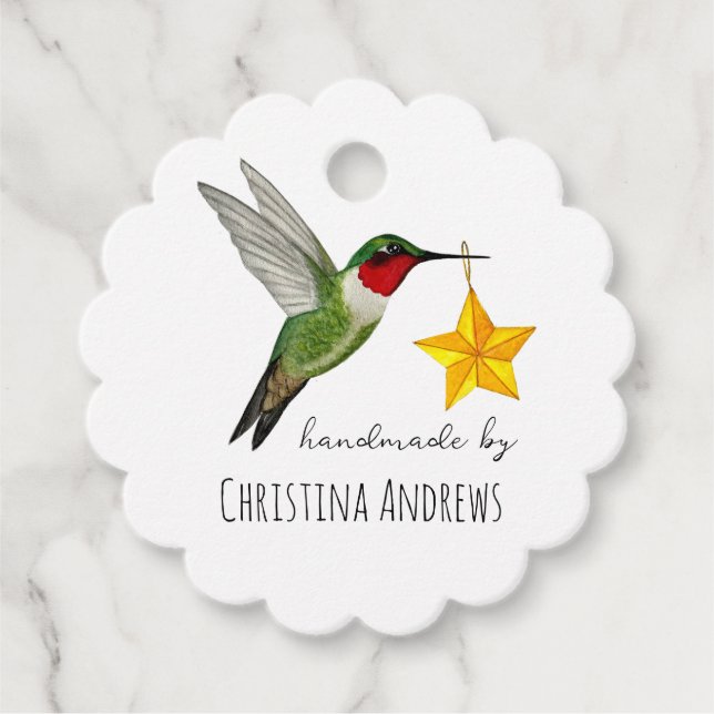 Étiquettes Cadeau Balises favorites personnalisées (Devant)