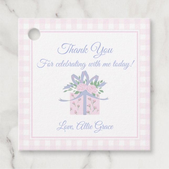 Étiquettes Cadeau Balises Fête d'anniversaire - Chaque jour est un c (Devant)