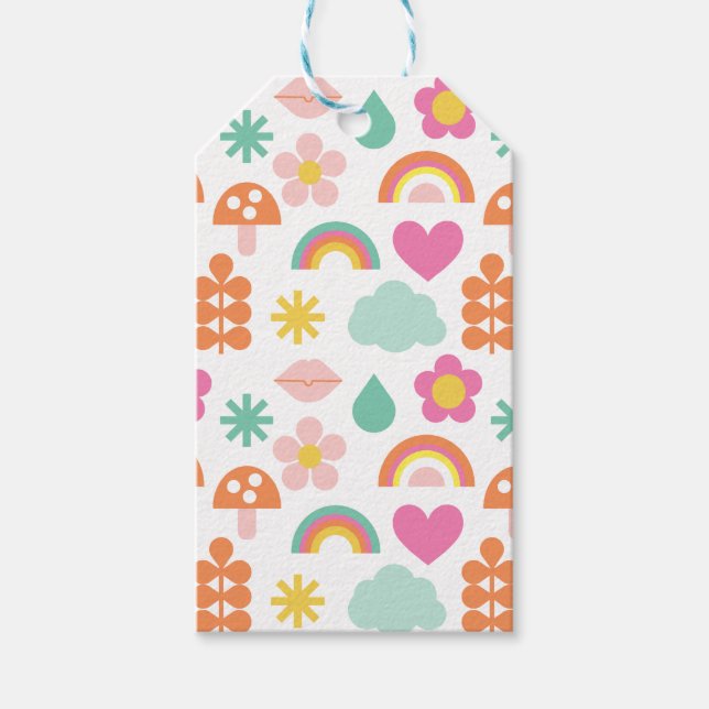 Étiquettes-cadeau Balises Happy Charms (Devant)