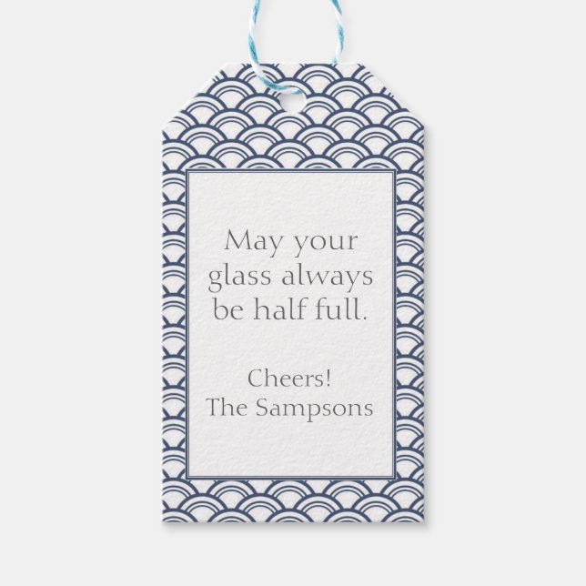 Étiquettes-cadeau Balises marines personnalisées S/10 (Devant)