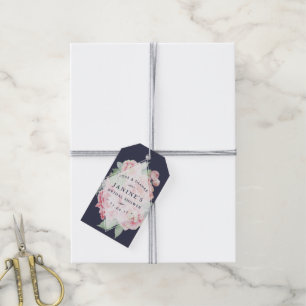 Étiquettes-cadeau Balises préférées de la Fête des mariées de Peony