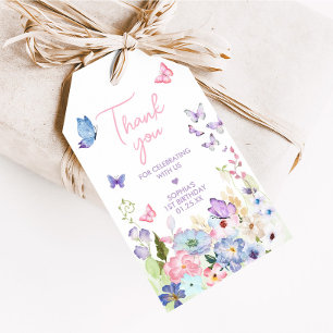 Étiquettes-cadeau Balises préférées de notre petit papillon