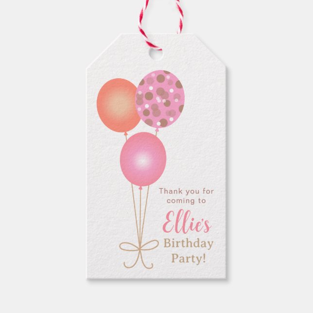 Étiquettes-cadeau Ballon  (Devant)
