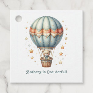 Étiquettes Cadeau Ballon à air chaud merveilleux