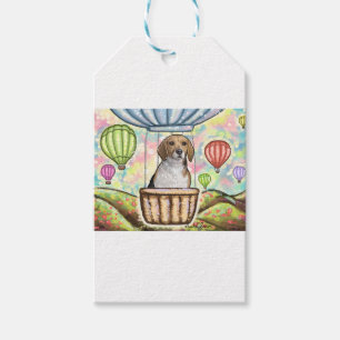 Étiquettes-cadeau - ballon chaud de cheveux