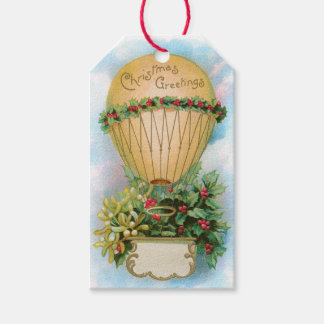 Étiquettes-cadeau Ballotte vintage avec Mistletoe et Holly