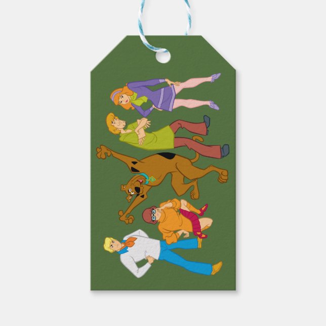 Étiquettes-cadeau Bande entière 16 Mystery Inc (Devant)