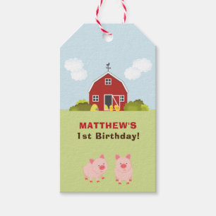 Étiquettes-cadeau Barnyard