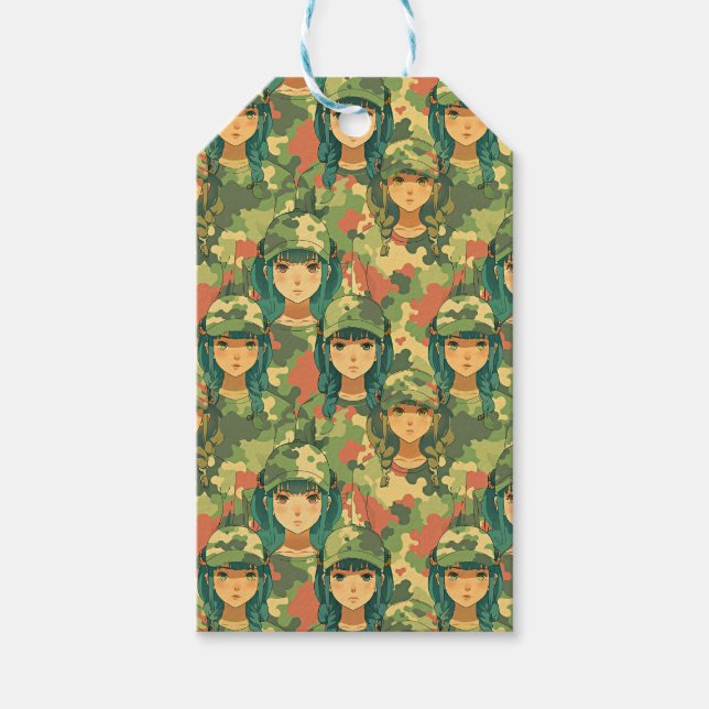 Étiquettes-cadeau Bateau à voile avec voile écarlate motif aquarelle (Devant)