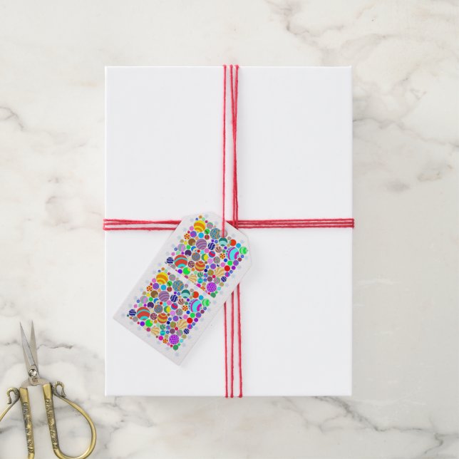Étiquettes-cadeau Baubles (Avec de la ficelle)