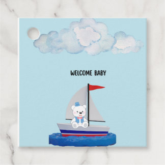 Étiquettes Cadeau Bavoir personnalisé pour bébé