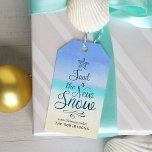 Étiquettes-cadeau Beach Le Sable De Noël Est La Nouvelle Neige<br><div class="desc">Cette étiquette-cadeau de Noël sur le thème côtier comporte une phrase en forme d'arbre - "Sand is the New Snow", sur un arrière - plan de plage abstrait, la touche finale parfaite à votre plage ou des cadeaux de vacances sur le thème nautique. Visitez la collection pour plus de produits...</div>