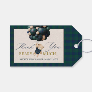 Étiquettes-cadeau Bearly Wait Teddy Balloon Baby Shower books