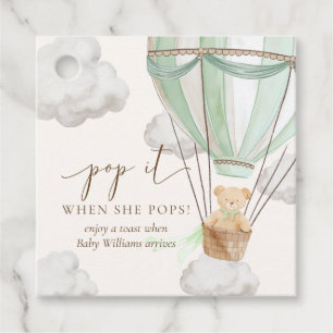 Étiquettes Cadeau Bearly Wait Teden Oear Mint Pop It When She Pops