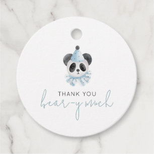 Étiquettes Cadeau Beaucoup d'ours de Merci