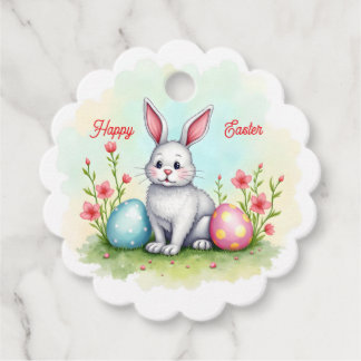 Étiquettes Cadeau Beautiful Cute Easter Bunny Collection