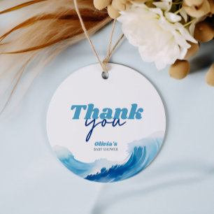 Étiquettes Cadeau Bébé à bord Merci Baby shower