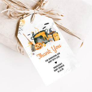 Étiquettes-cadeau Bébé brasse Citrouille Halloween Baby Favor Tags