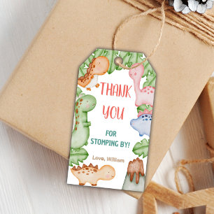 Étiquettes-cadeau Bébé Dinosaur Anniversaire Balises cadeaux