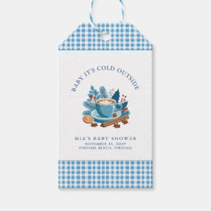 Étiquettes-cadeau Bébé Il fait froid à l'extérieur du Baby shower d'