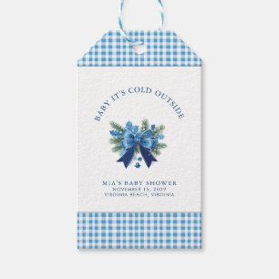 Étiquettes-cadeau Bébé Il fait froid à l'extérieur du Baby shower d'