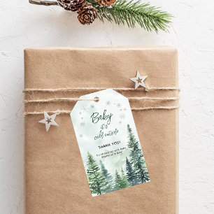 Étiquettes-cadeau Bébé il fait froid dehors Baby Shower Remerciement