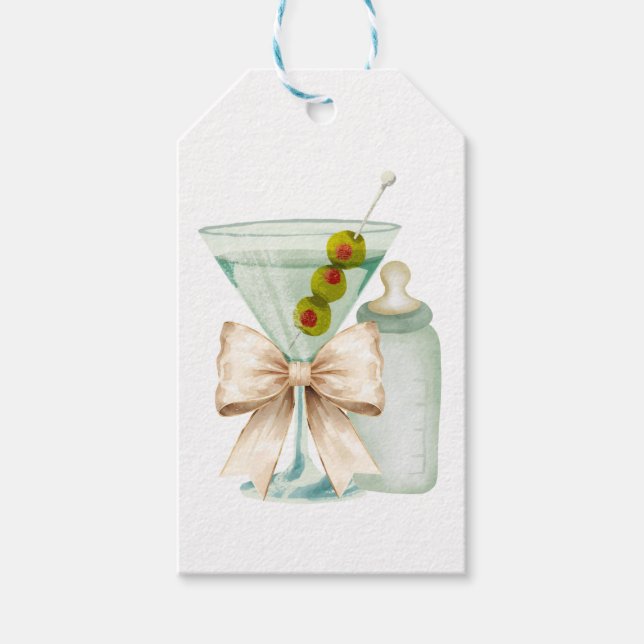 Étiquettes-cadeau Bébé Martini  (Devant)