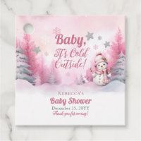 Bébé rose C'est froid dehors Baby shower de fille