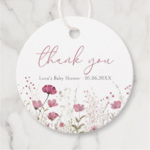 Bébé rose En Fleur Fleur sauvage Floral Baby showe