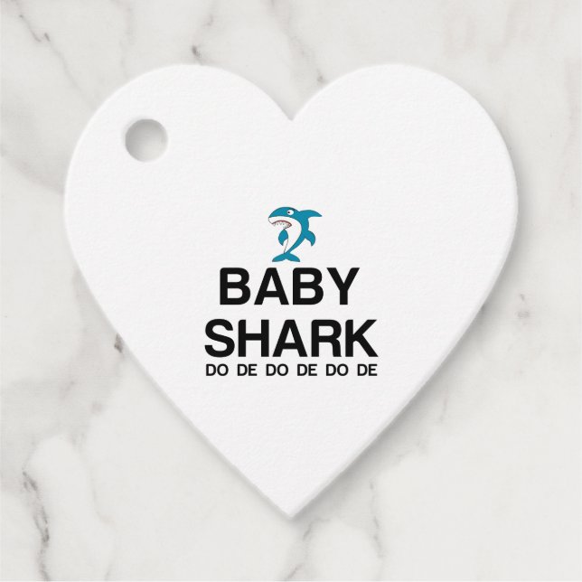 ÉTIQUETTES CADEAU BÉBÉ SHARK (Devant)