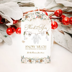 Étiquettes-cadeau Bébé Son Baby shower Froid À L'Extérieur De La Lig