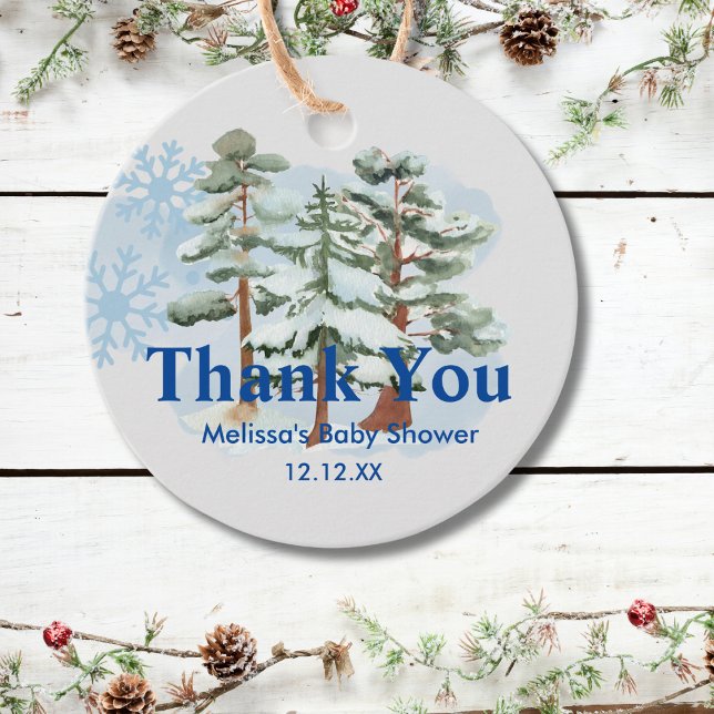 Étiquettes Cadeau Bébé son froid à l'extérieur du flocon de neige hi (Créateur téléchargé)