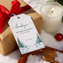 Bébé son froid hors du Baby shower d'hiver fête