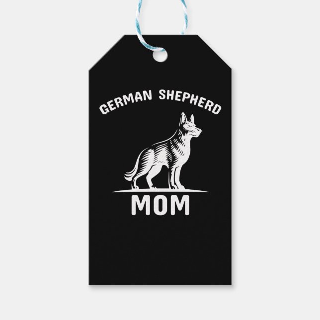 Étiquettes-cadeau Beekeeper Art German Shepherd Mommy (Devant)