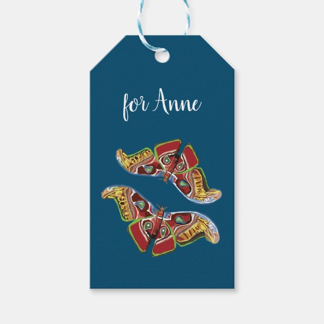 Étiquettes-cadeau Belle Art Papillon (Devant)