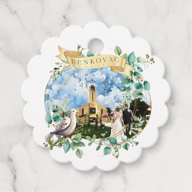 Étiquettes Cadeau Benkovac (Devant)