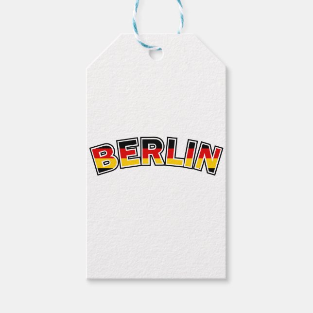 Étiquettes-cadeau Berlin (Devant)