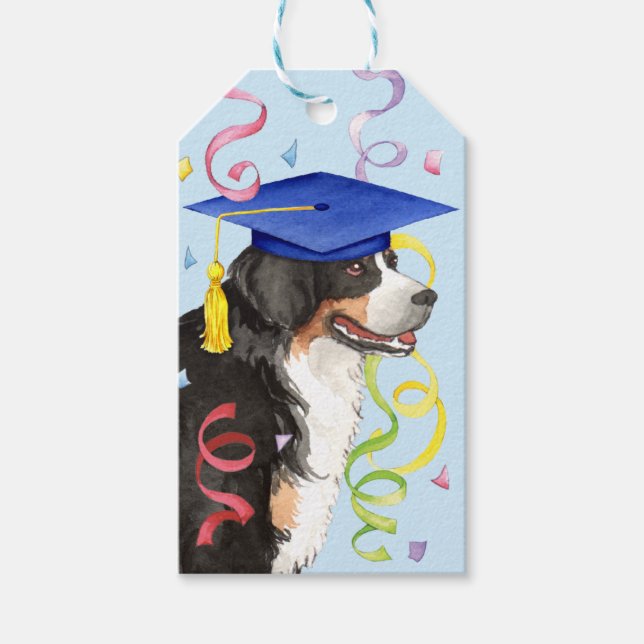 Étiquettes-cadeau Berner Graduate (Devant)