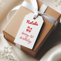 Berry 1st Hand Écrit Fraises Creusées Anniversaire