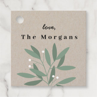 Étiquettes Cadeau Berry d'hiver