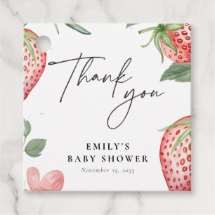 Étiquettes Cadeau Berry Sweet Floral Baby shower