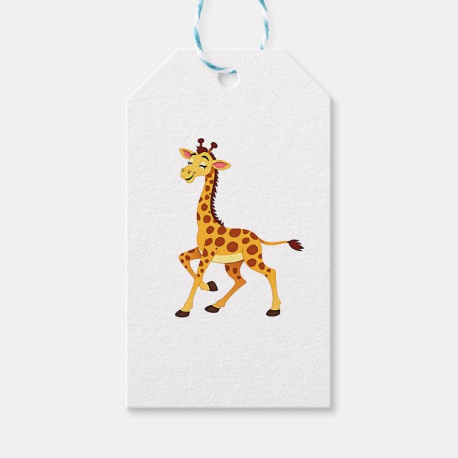 Étiquettes-cadeau Best Giraffe Art For Men Women Adult Giraffe Print (Devant)