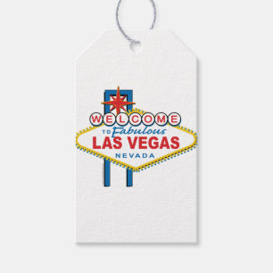 Étiquettes-cadeau Bienvenue à Las Vegas