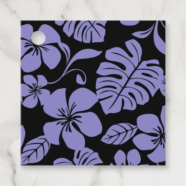 ÉTIQUETTES CADEAU BIKINI ROSE (NOIR//LAVENDER) (Devant)