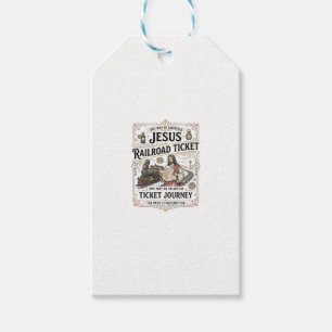 Étiquettes-cadeau Billet de train Jésus Voyage Billet de train Jésus