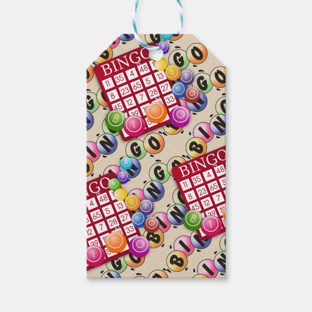 Étiquettes-cadeau Bingo Fun (Devant)