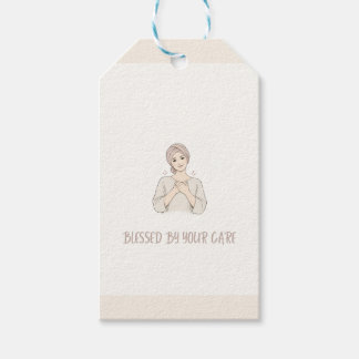 Étiquettes-cadeau Blessed by your care