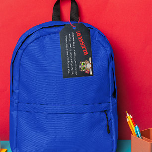 Étiquettes-cadeau Blessing of the Backpacks Church Prayer Tag