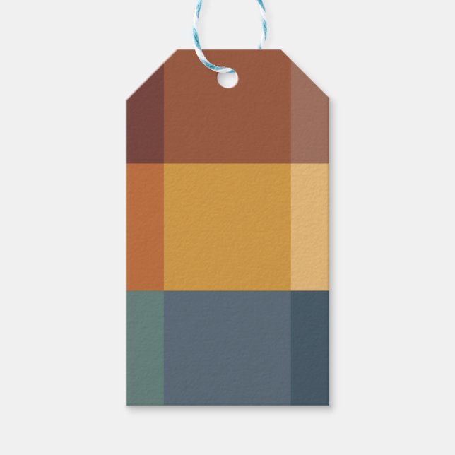 ÉTIQUETTES-CADEAU BLOCS D'AUTOMNE (Devant)